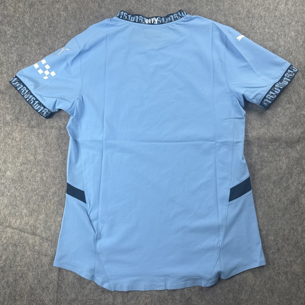 Puma Manchester City Soccer Jersey 2024-2025 Home Football Shirt Size M - Picture 11 of 13